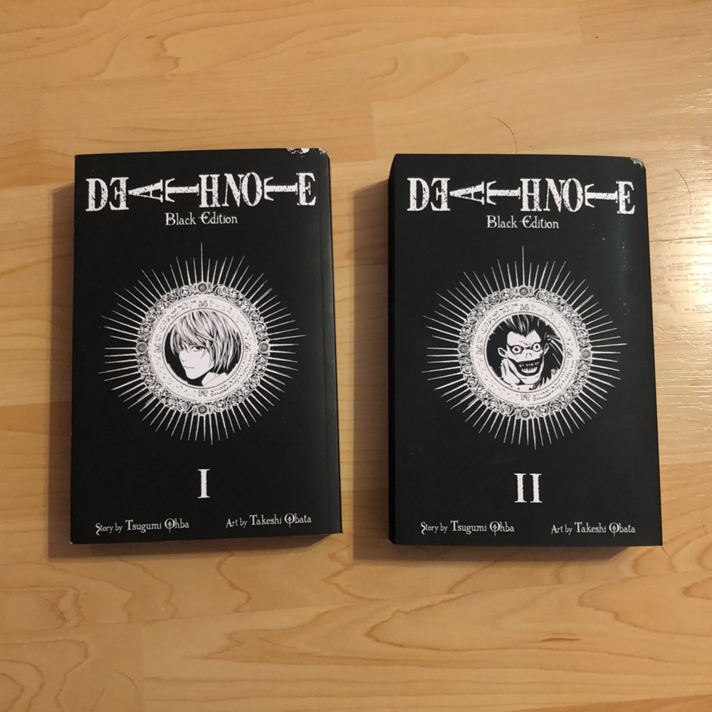 Deathnote black edition manga vol 1-2